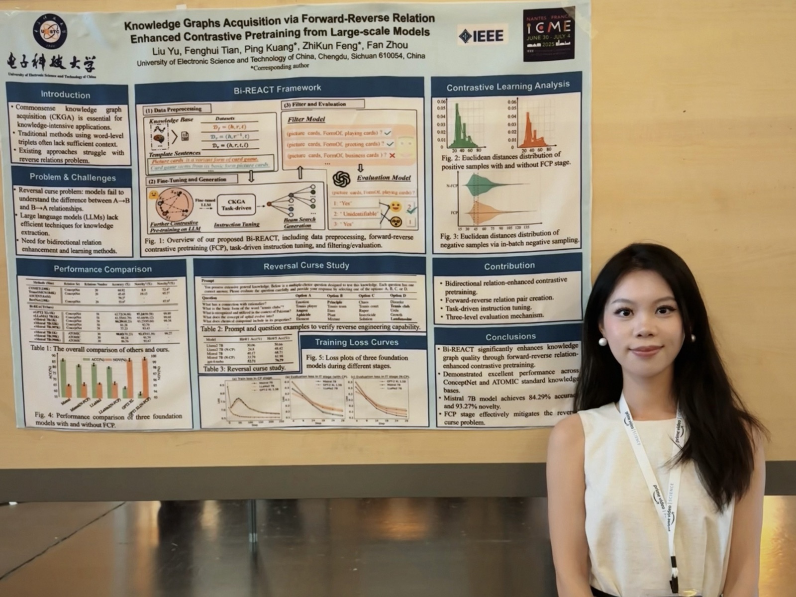 ICME 2025 conference moment in Nantes, France